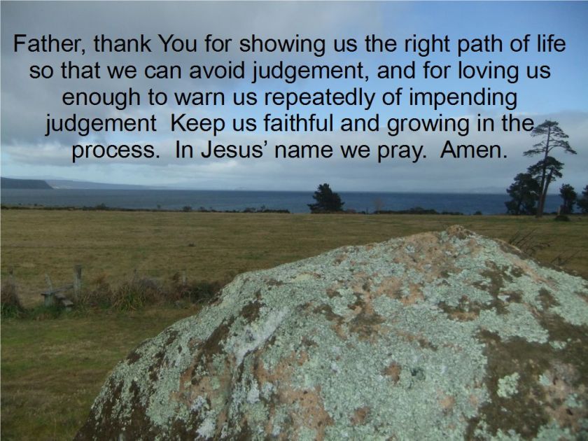 A Prayer As We Face Judgement - 1